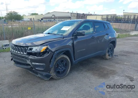 2018 Jeep Compass Sport Fwd from USA, damaged, VIN 3C4NJCAB0JT267454